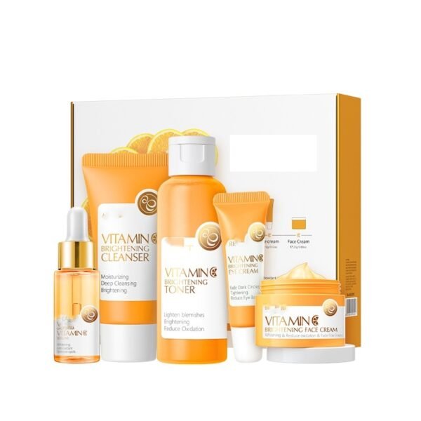 New Vitamin C Suit 5-piece Cleansing White Revitalizing Toner - Image 3